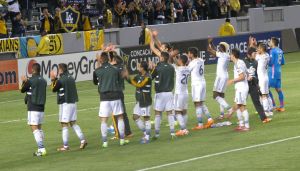 Salute to the home crowd