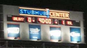 Final scoreboard